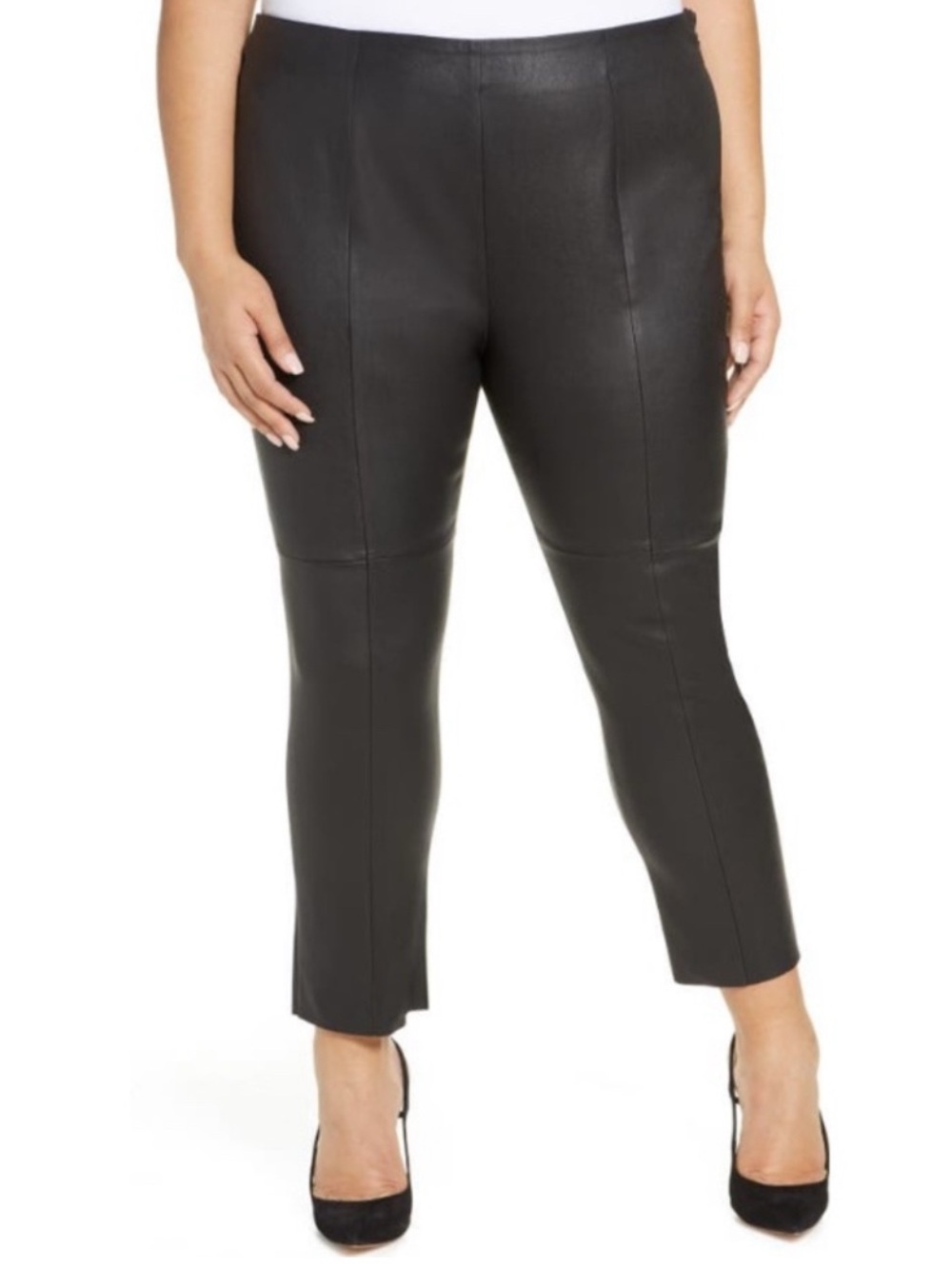 NEW PARI PASSU 100% Lamb Leather Merit Stretch Pants NEW